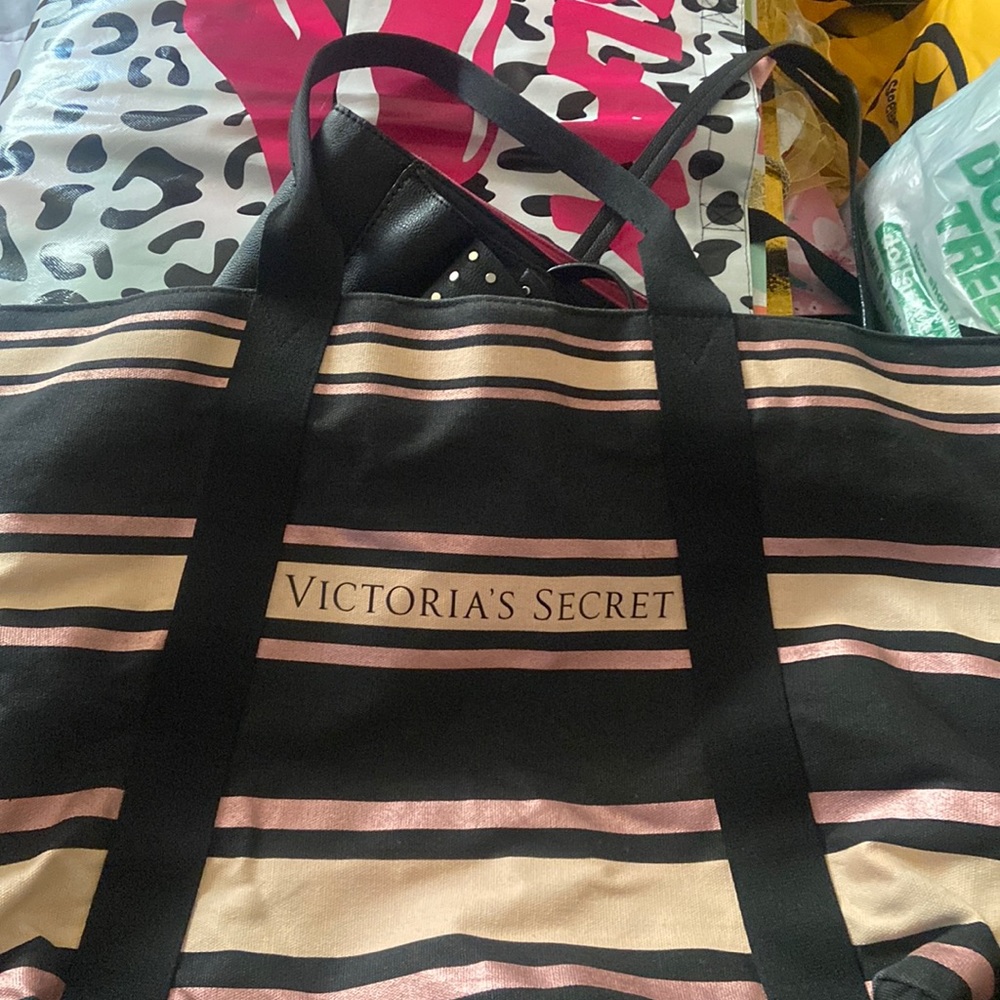 Victoria Secret Rose gold and black